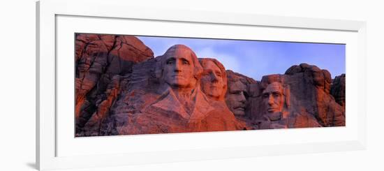 Low Angle View of a Monument, Mt Rushmore National Monument, Rapid City, South Dakota, USA-null-Framed Photographic Print