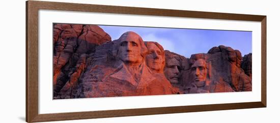 Low Angle View of a Monument, Mt Rushmore National Monument, Rapid City, South Dakota, USA-null-Framed Photographic Print