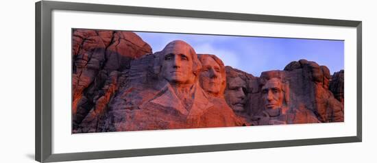 Low Angle View of a Monument, Mt Rushmore National Monument, Rapid City, South Dakota, USA-null-Framed Photographic Print