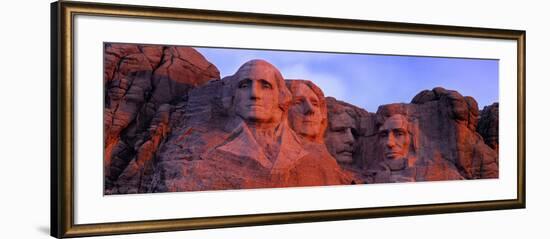 Low Angle View of a Monument, Mt Rushmore National Monument, Rapid City, South Dakota, USA-null-Framed Photographic Print