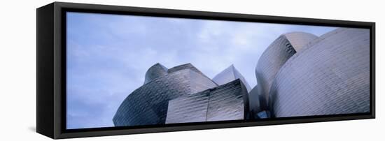 Low Angle View of a Museum, Guggenheim Musuem, Bilbao, Spain-null-Framed Premier Image Canvas