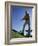 Low Angle View of a Senior Man Swinging a Golf Club-null-Framed Photographic Print