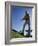 Low Angle View of a Senior Man Swinging a Golf Club-null-Framed Photographic Print