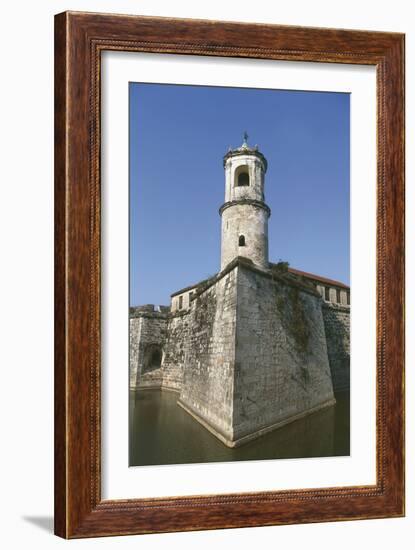 Low Angle View of a Tower, Latvia-null-Framed Giclee Print