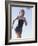 Low Angle View of a Woman Running-null-Framed Photographic Print