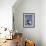 Low Angle View of a Young Man Jumping over a Hurdle-null-Framed Photographic Print displayed on a wall