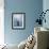 Low Angle View of a Young Man Swimming Underwater-null-Framed Photographic Print displayed on a wall