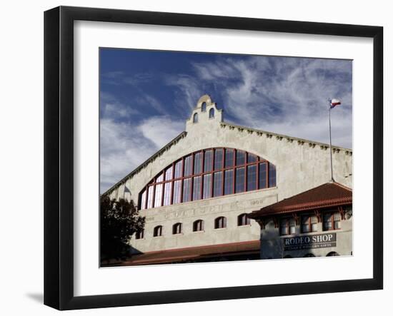 Low Angle View of an Amphitheater, Cowtown Coliseum, Fort Worth Stockyards, Fort Worth, Texas, USA-null-Framed Photographic Print