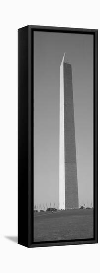 Low Angle View of an Obelisk, Washington Monument, Washington Dc, USA-null-Framed Stretched Canvas