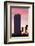 Low angle view of an office building, Tel Aviv, Israel-null-Framed Photographic Print