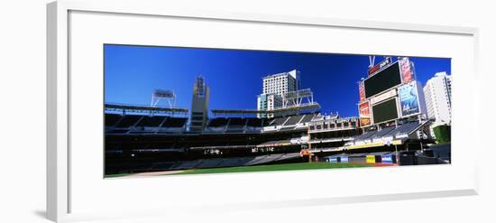 Low angle view of baseball park, Petco Park, San Diego, California, USA-null-Framed Photographic Print