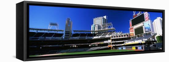 Low angle view of baseball park, Petco Park, San Diego, California, USA-null-Framed Premier Image Canvas