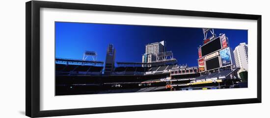 Low angle view of baseball park, Petco Park, San Diego, California, USA-null-Framed Photographic Print