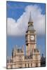 Low Angle View of Big Ben and Houses of Parliament, City of Westminster, London, England-null-Mounted Photographic Print