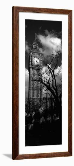 Low Angle View of Big Ben, London, England, United Kingdom-null-Framed Photographic Print