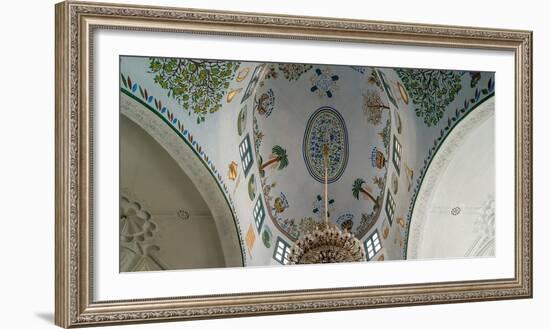 Low angle view of ceiling of Abuhav Synagogue, Safed (Zfat), Galilee, Israel-null-Framed Photographic Print