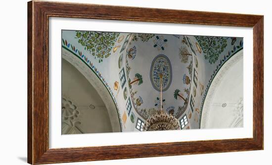 Low angle view of ceiling of Abuhav Synagogue, Safed (Zfat), Galilee, Israel-null-Framed Photographic Print