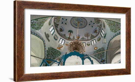 Low angle view of ceiling of Abuhav Synagogue, Safed (Zfat), Galilee, Israel-null-Framed Photographic Print