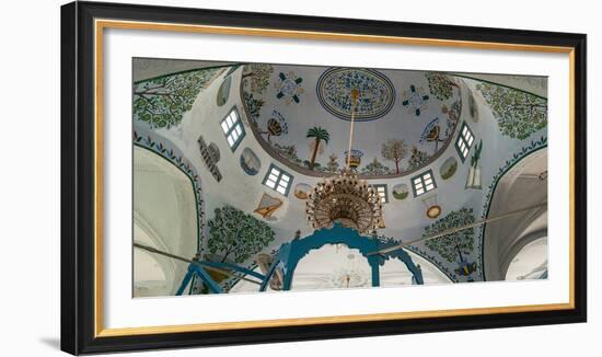 Low angle view of ceiling of Abuhav Synagogue, Safed (Zfat), Galilee, Israel-null-Framed Photographic Print