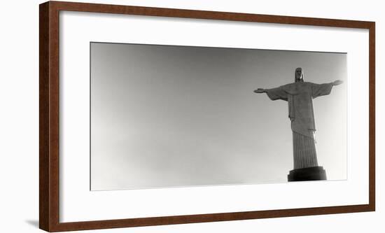 Low Angle View of Christ the Redeemer, Corcovado, Rio De Janeiro, Brazil-null-Framed Photographic Print