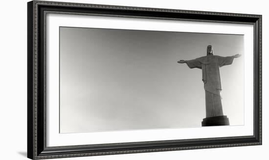 Low Angle View of Christ the Redeemer, Corcovado, Rio De Janeiro, Brazil-null-Framed Photographic Print