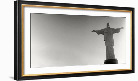 Low Angle View of Christ the Redeemer, Corcovado, Rio De Janeiro, Brazil-null-Framed Photographic Print