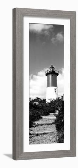Low Angle View of Nauset Lighthouse, Nauset Beach, Eastham, Cape Cod, Barnstable County-null-Framed Photographic Print