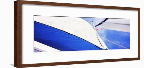 Low Angle View of Sails on a Sailboat, Gulf of California, La Paz, Baja California Sur, Mexico-null-Framed Photographic Print