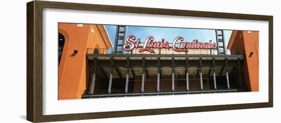 Low Angle View of the Busch Stadium in St. Louis, Missouri, USA-null-Framed Photographic Print