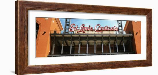 Low Angle View of the Busch Stadium in St. Louis, Missouri, USA-null-Framed Photographic Print