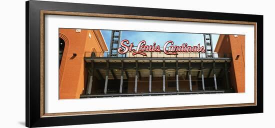 Low Angle View of the Busch Stadium in St. Louis, Missouri, USA-null-Framed Photographic Print