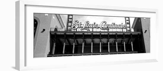 Low Angle View of the Busch Stadium in St. Louis, Missouri, USA-null-Framed Photographic Print