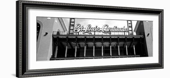 Low Angle View of the Busch Stadium in St. Louis, Missouri, USA-null-Framed Photographic Print