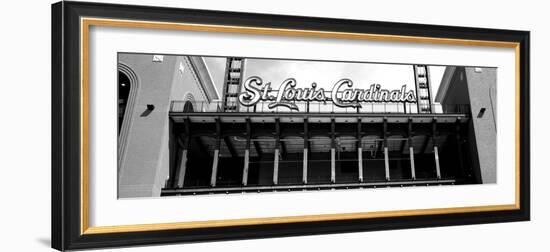 Low Angle View of the Busch Stadium in St. Louis, Missouri, USA-null-Framed Photographic Print