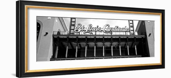 Low Angle View of the Busch Stadium in St. Louis, Missouri, USA--Framed Photographic Print