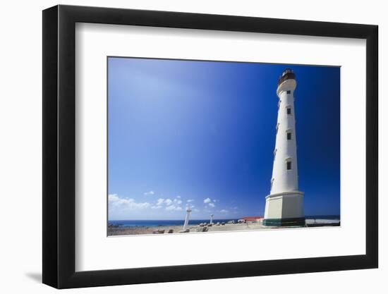 Low Angle View Of The California Lighthouse, Aruba-George Oze-Framed Photographic Print