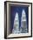 Low Angle View of the Petronas Twin Towers, Kuala Lumpur, Malaysia, Southeast Asia, Asia-Gavin Hellier-Framed Photographic Print