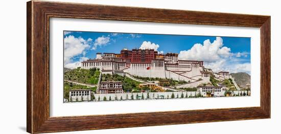 Low Angle View of the Potala Palace, Lhasa, Tibet, China-null-Framed Photographic Print