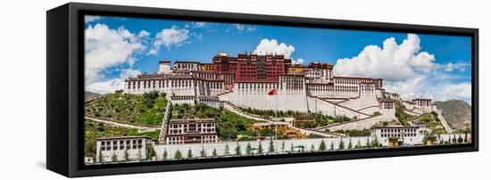 Low Angle View of the Potala Palace, Lhasa, Tibet, China-null-Framed Premier Image Canvas
