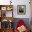 Low angle view of West Indian treefern (Cyathea arborea), Papillote Wilderness Retreat, Dominica-null-Framed Photographic Print displayed on a wall