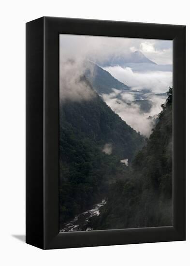Low Cloud in the Potaro River Gorge, Guyana, South America-Mick Baines & Maren Reichelt-Framed Premier Image Canvas