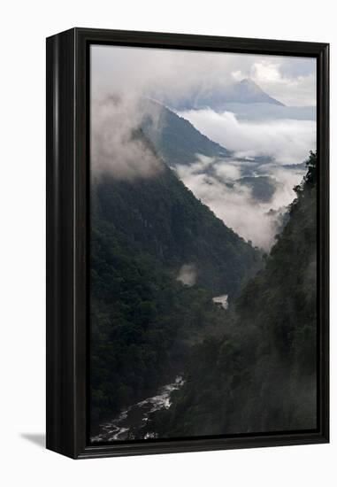 Low Cloud in the Potaro River Gorge, Guyana, South America-Mick Baines & Maren Reichelt-Framed Premier Image Canvas