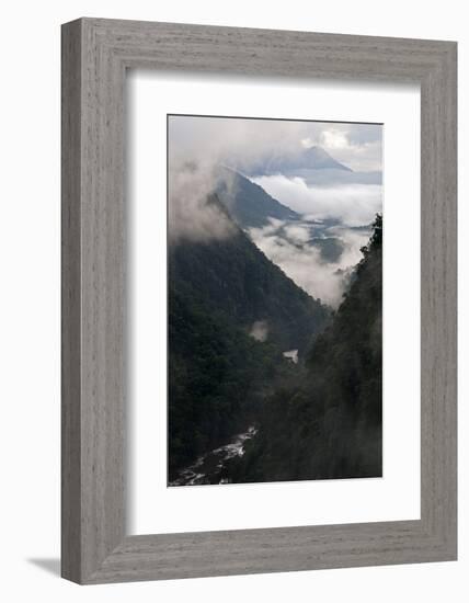 Low Cloud in the Potaro River Gorge, Guyana, South America-Mick Baines & Maren Reichelt-Framed Photographic Print