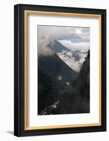 Low Cloud in the Potaro River Gorge, Guyana, South America-Mick Baines & Maren Reichelt-Framed Photographic Print