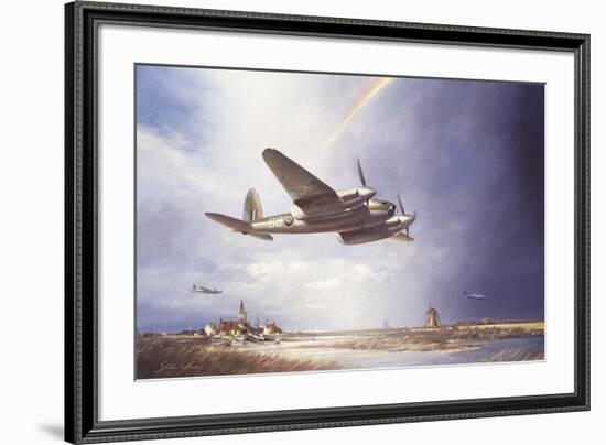 Low-flying Mosquito-John Young-Framed Premium Giclee Print