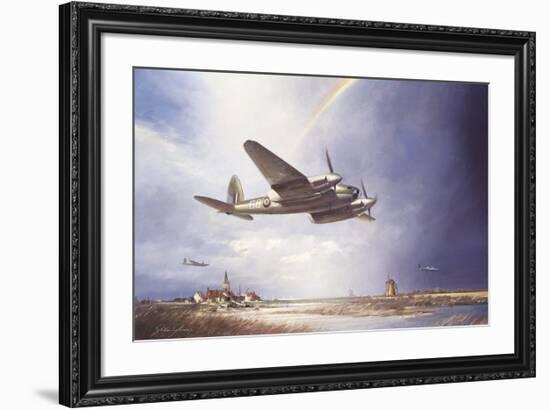 Low-flying Mosquito-John Young-Framed Premium Giclee Print