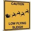 Low Flying Sleigh-Tina Lavoie-Mounted Giclee Print