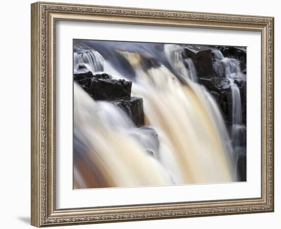 Low Force Waterfall in Upper Teesdale, County Durham, England, United Kingdom, Europe-Mark Sunderland-Framed Photographic Print