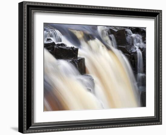 Low Force Waterfall in Upper Teesdale, County Durham, England, United Kingdom, Europe-Mark Sunderland-Framed Photographic Print