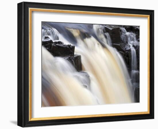 Low Force Waterfall in Upper Teesdale, County Durham, England, United Kingdom, Europe-Mark Sunderland-Framed Photographic Print